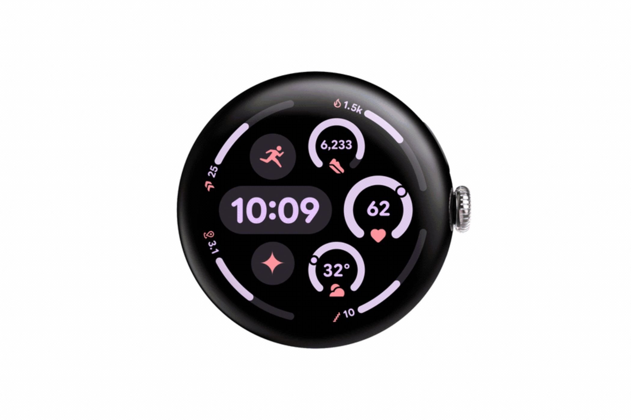The new Material 3 Expressive design in Wear OS 6