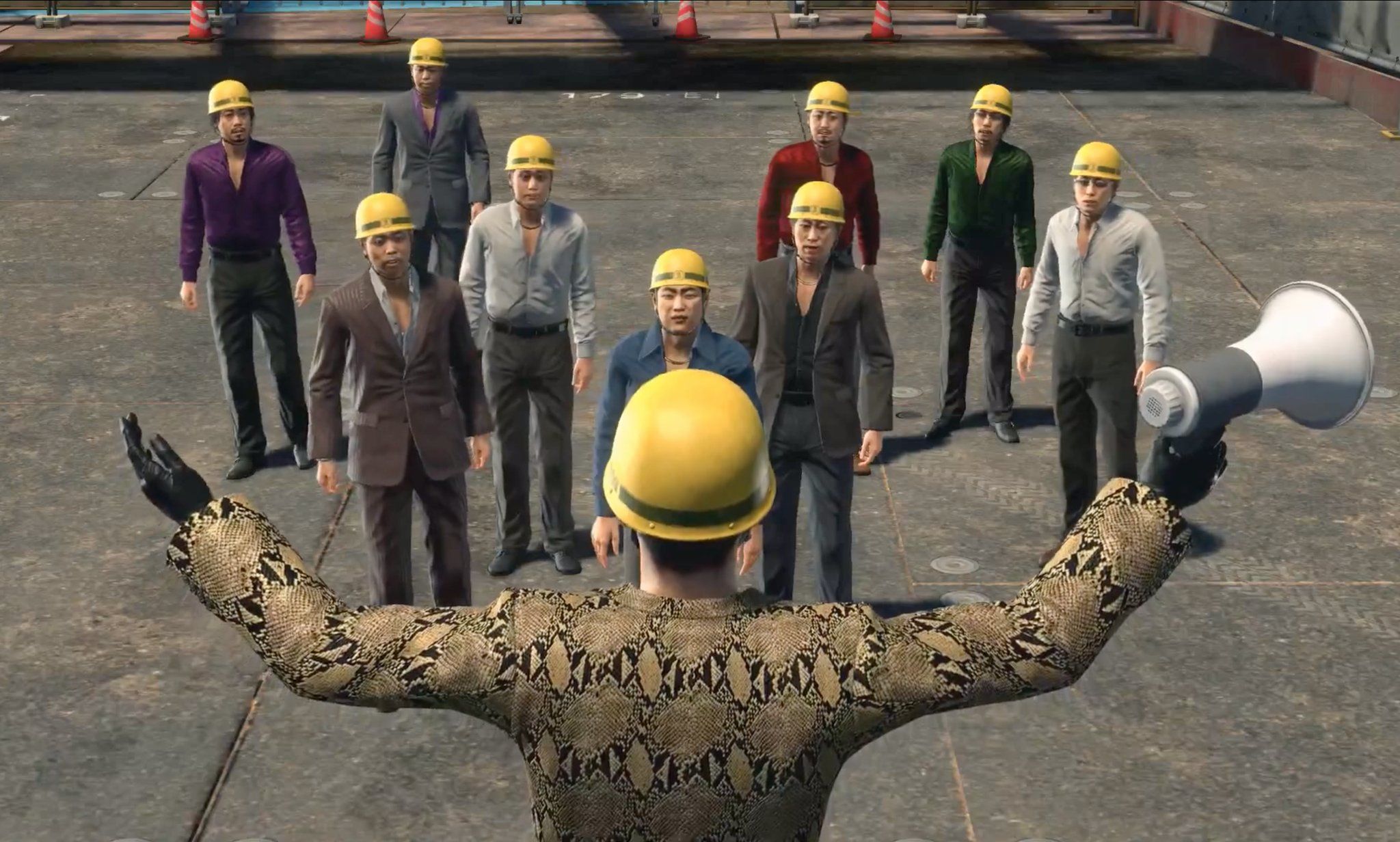 Majima construction mini game.