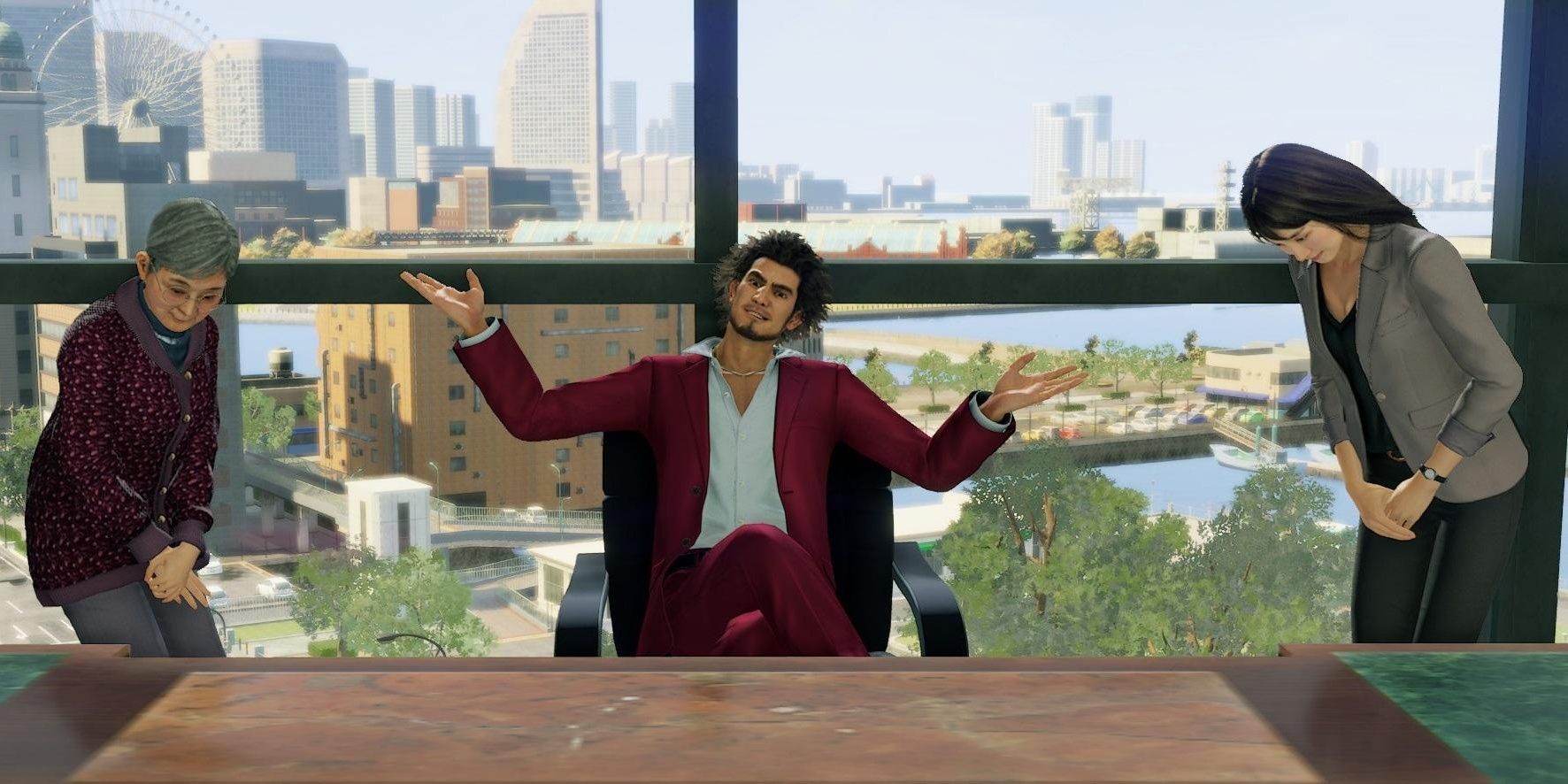 Yakuza's business management minigame.