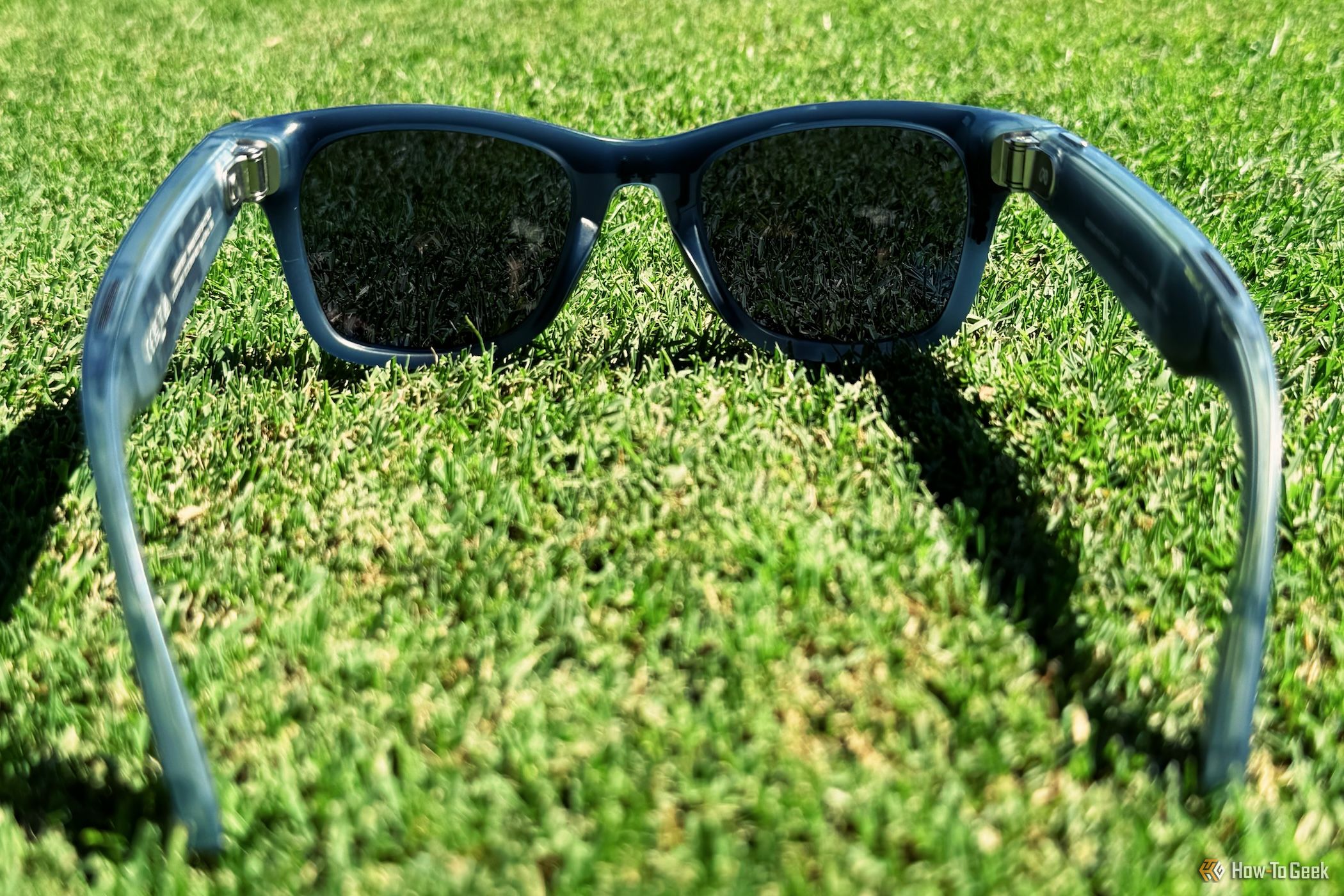 looking through the Ray-Ban Meta Smart Glasses