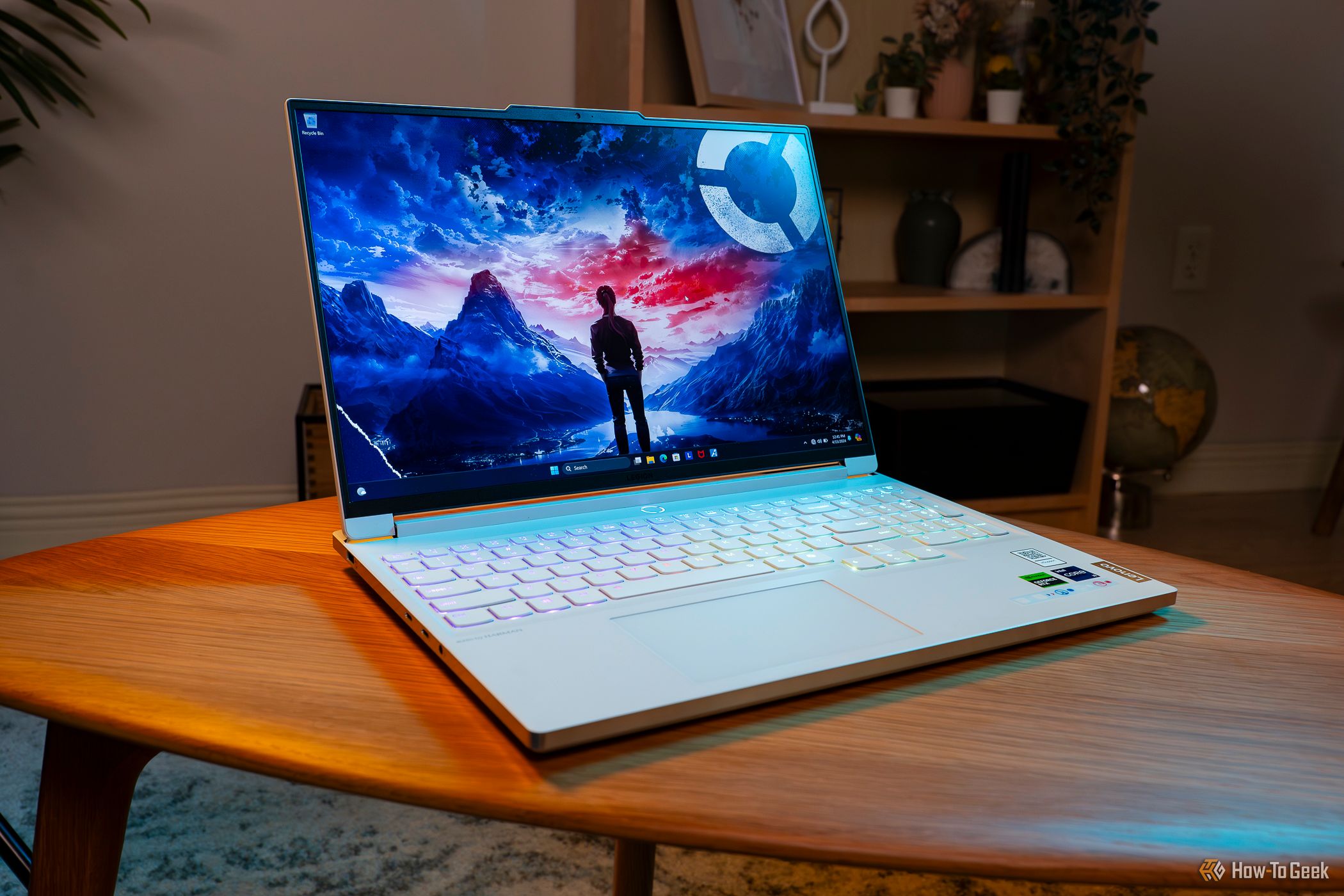 The Lenovo Legion 7i 16 Gen 9 on a table