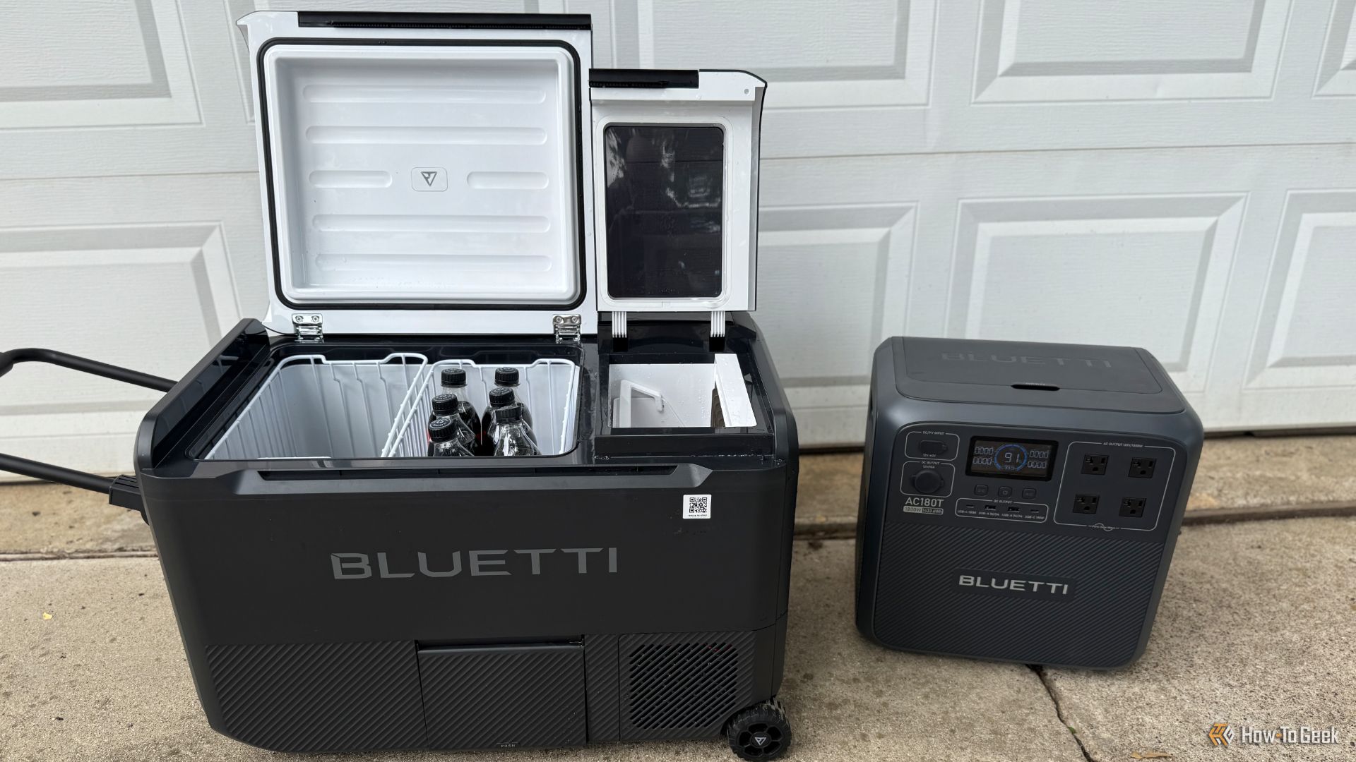 Bluetti swap solar cooler and power station. 