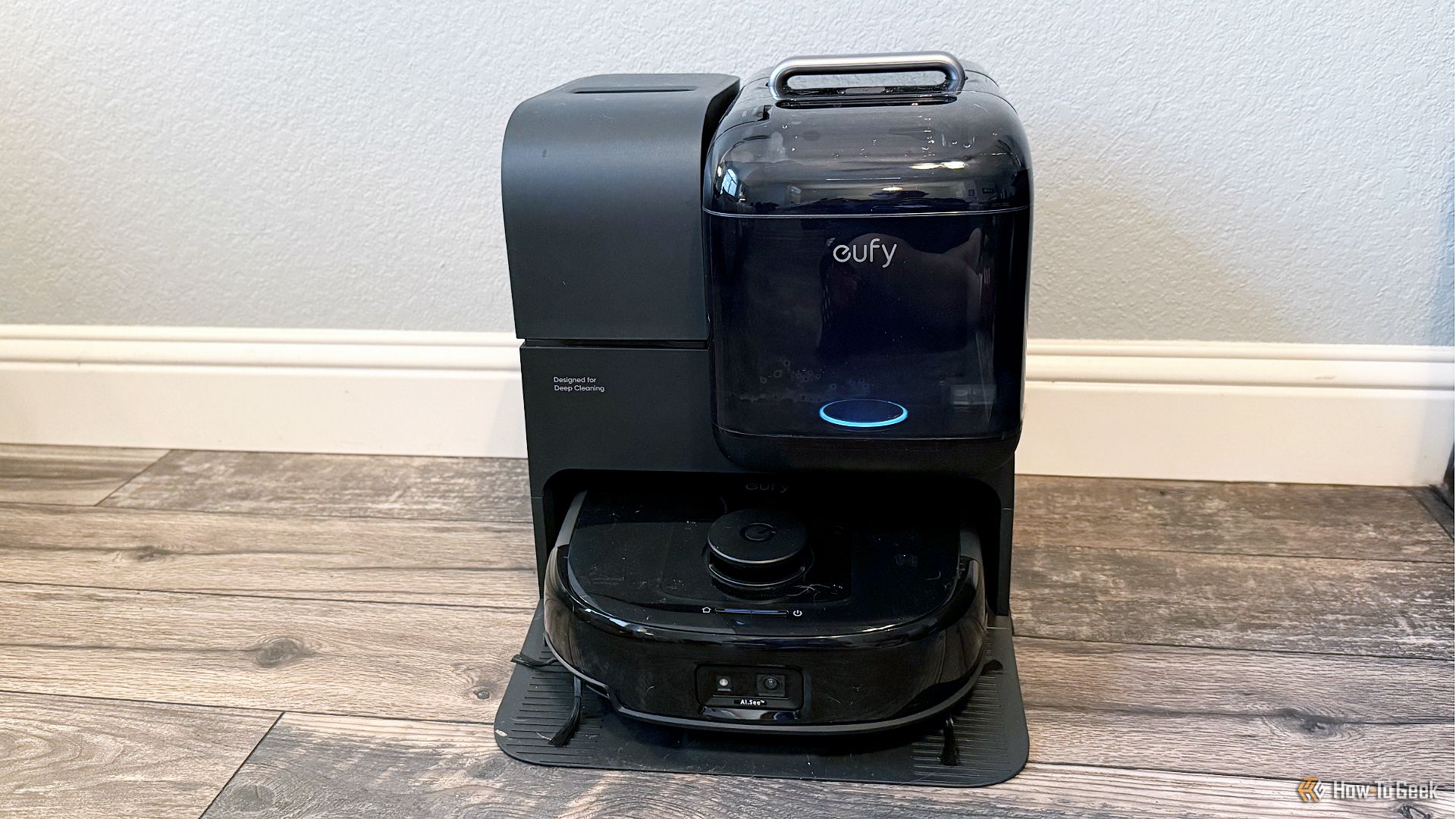 Eufy omni E28 robot vacuum front.