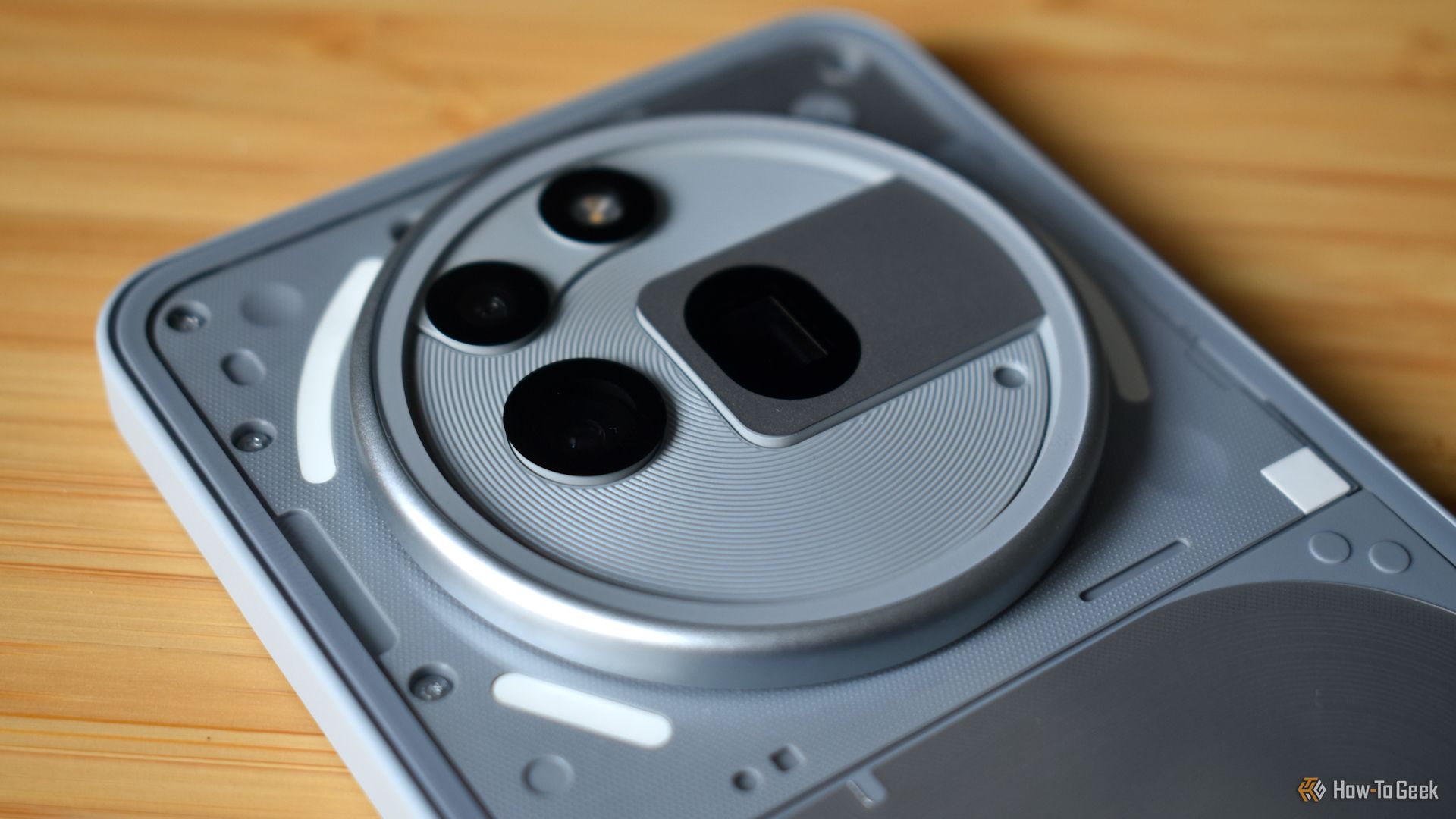 nothing phone 3a pro camera housing with glyphs.