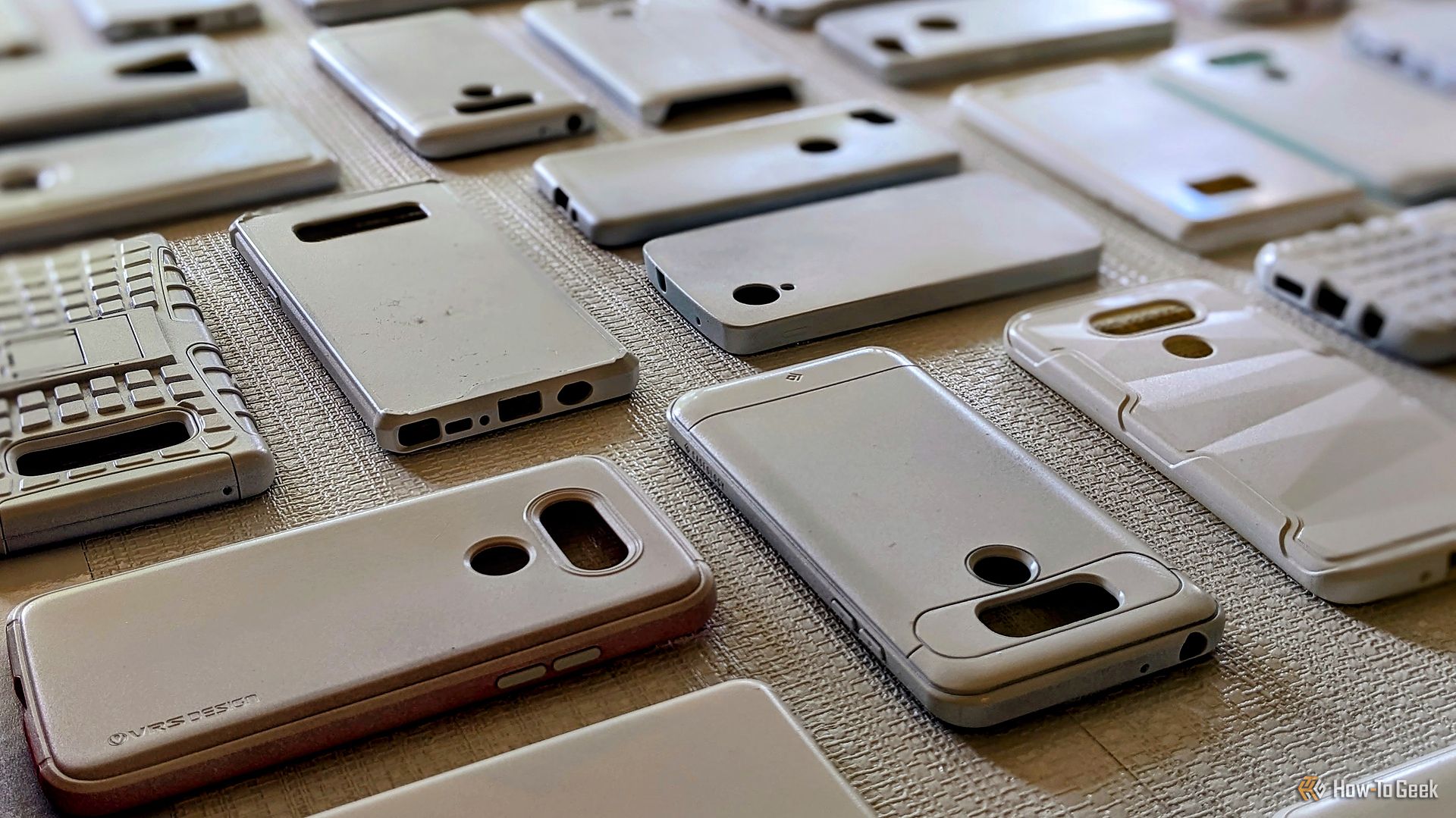 White phone cases.