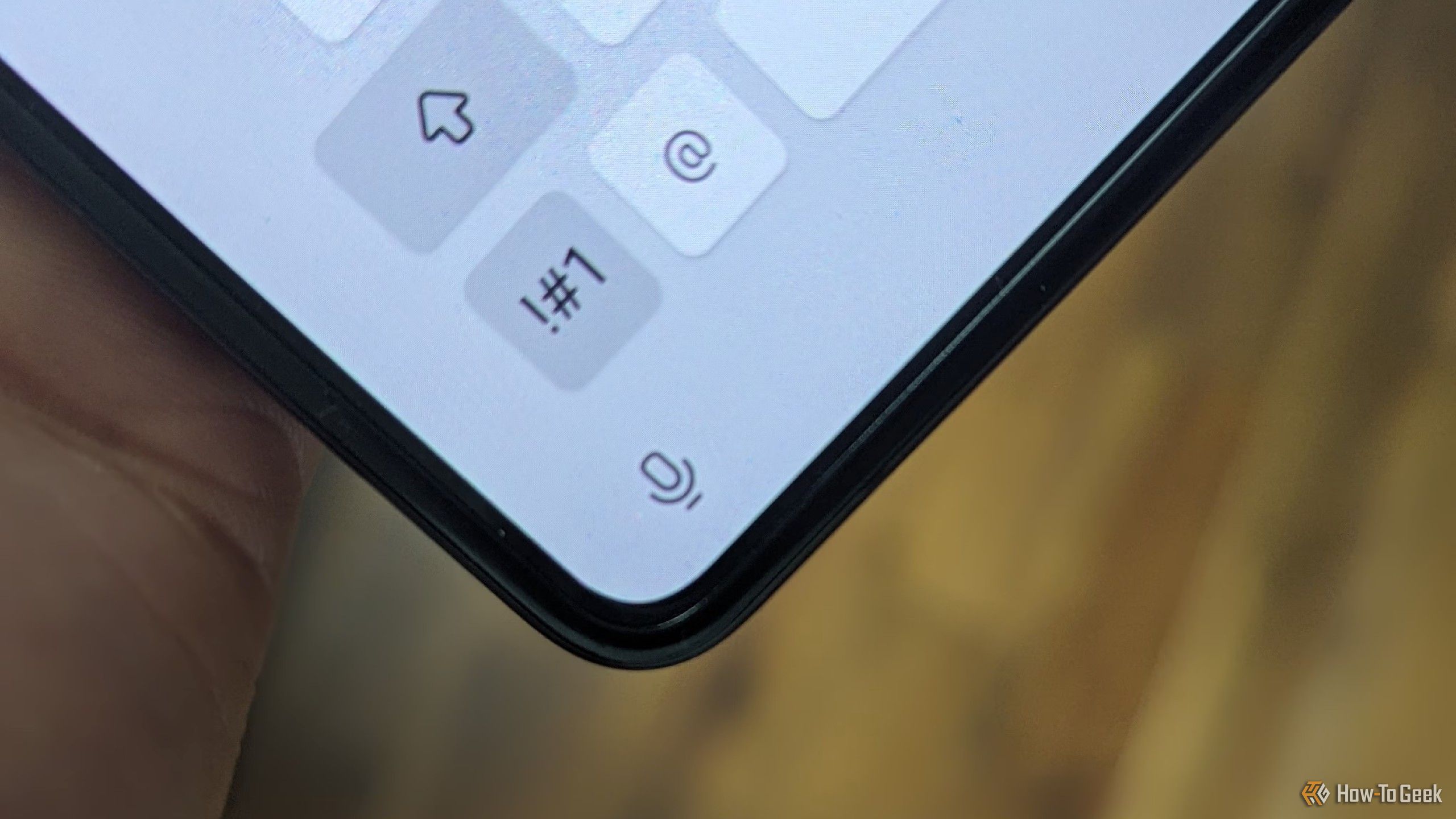 Voice input on a Samsung Galaxy Z Fold 5