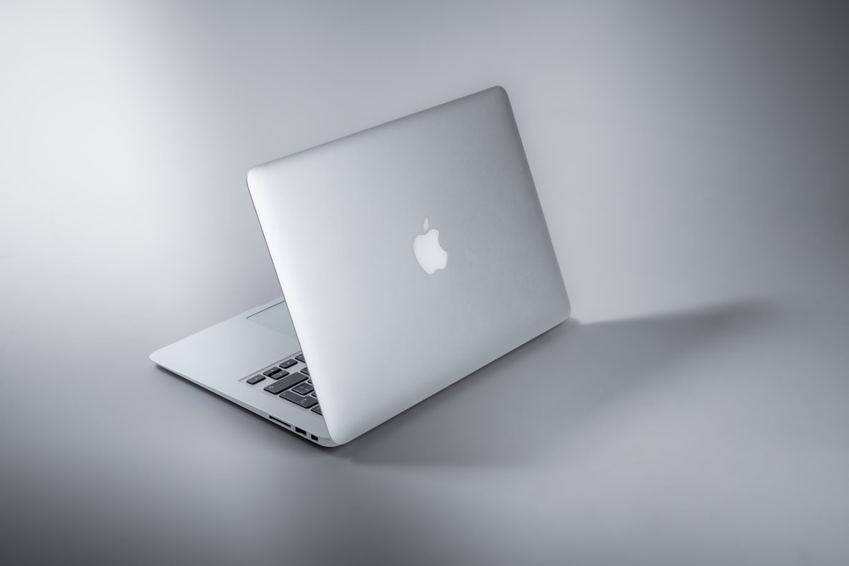 USB-C hub connected to MacBook Pro on a desk
